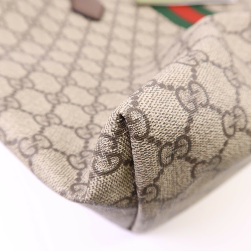GUCCI 塗層帆布Ophidia Tote Bag Large金扣手挽袋-12