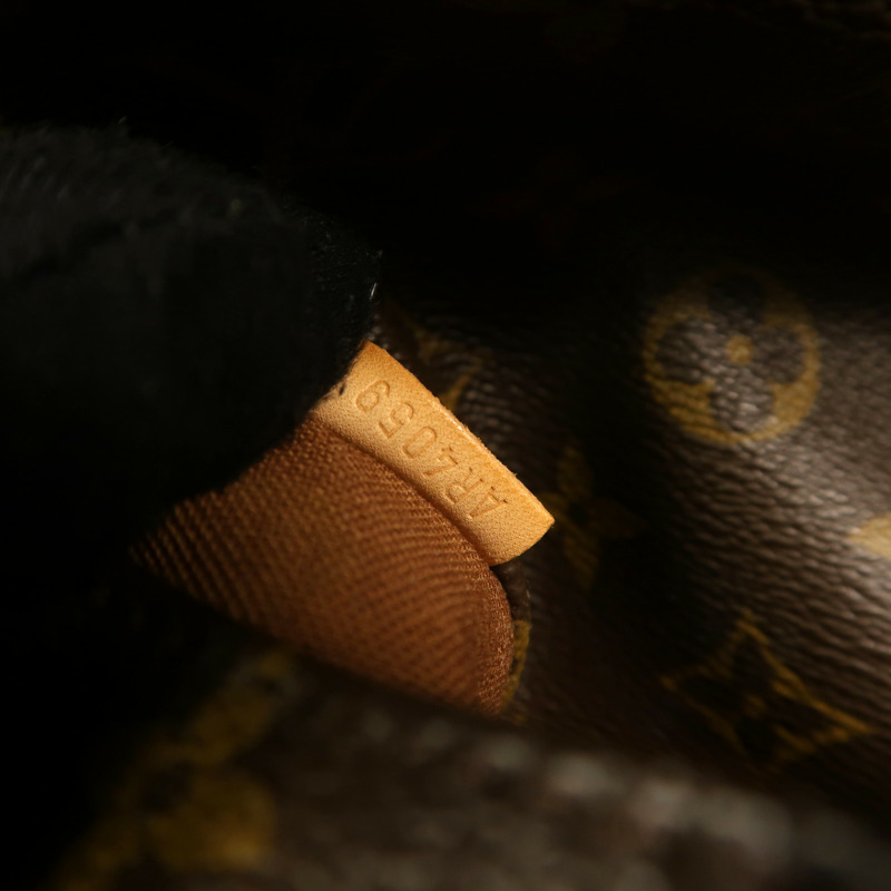 LOUIS VUITTON Monogram Totally MM金扣肩背袋棕色-6