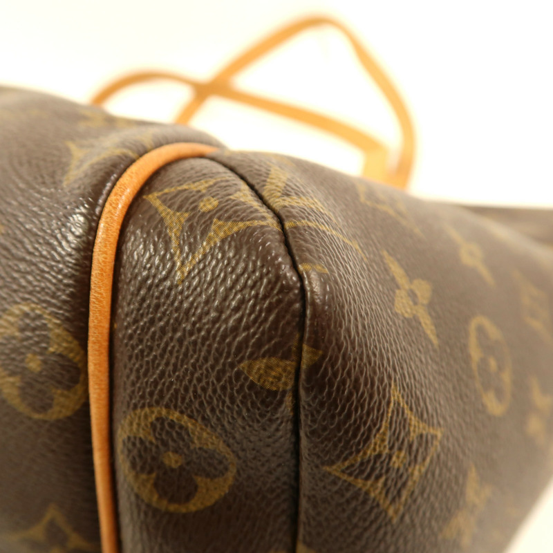 LOUIS VUITTON Monogram Totally MM金扣肩背袋棕色-8