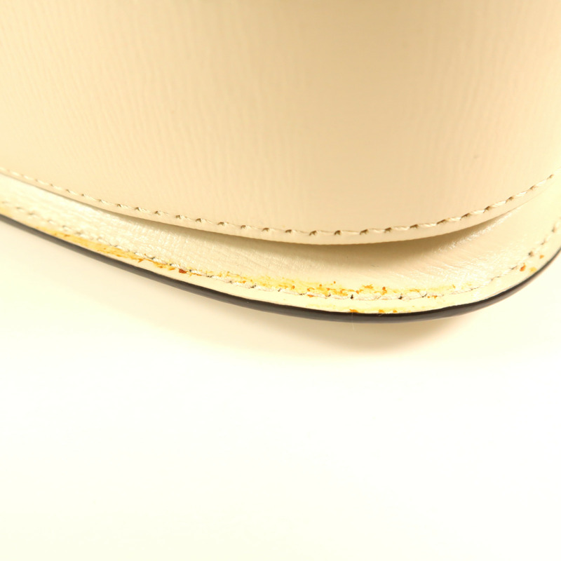 GUCCI 塗層帆布Horsebit 1955金扣肩背袋-14