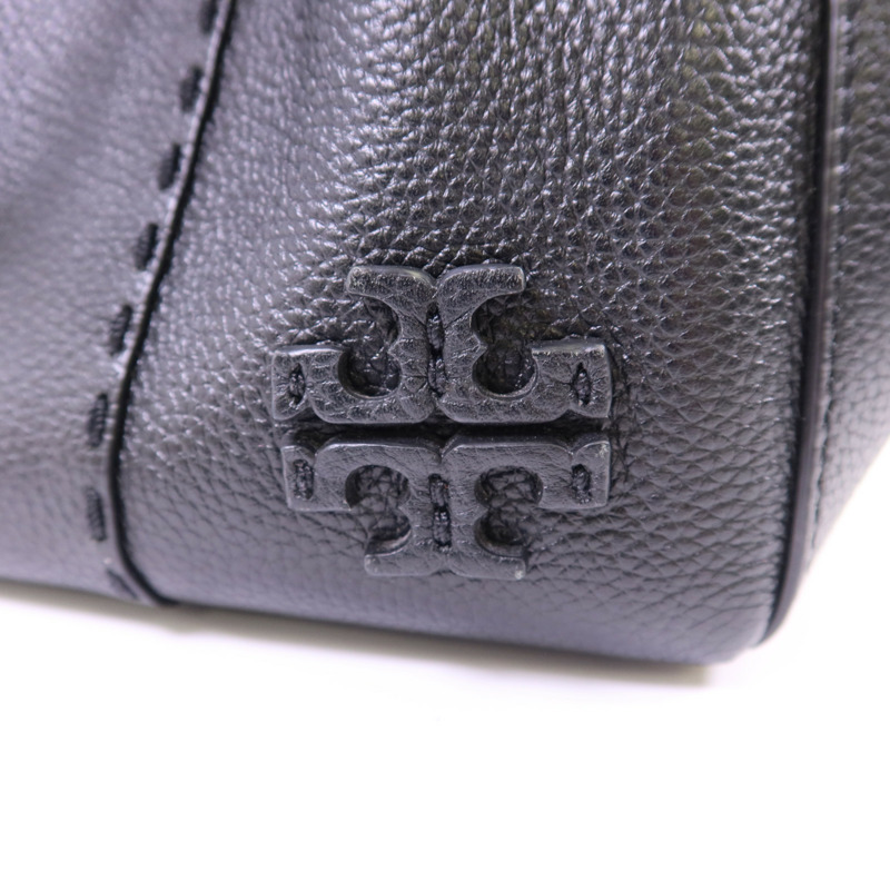 Tory Burch 牛皮皮革Bucket Bag金扣手挽肩背兩用袋-6