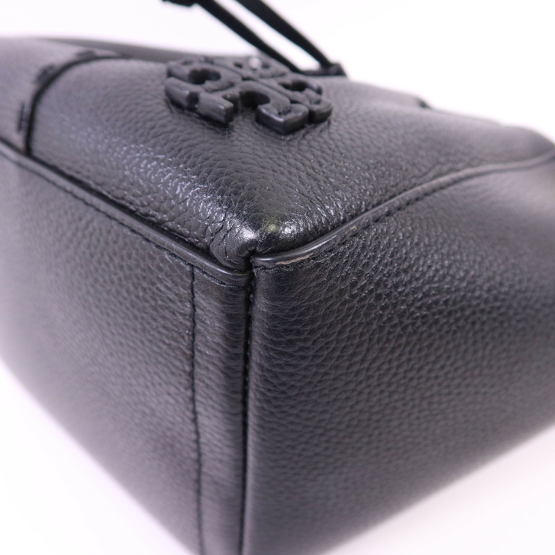 Tory Burch 牛皮皮革Bucket Bag金扣手挽肩背兩用袋-9