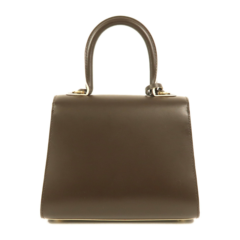 Delvaux 牛皮皮革Brillant Mini金扣手挽肩背兩用袋-1