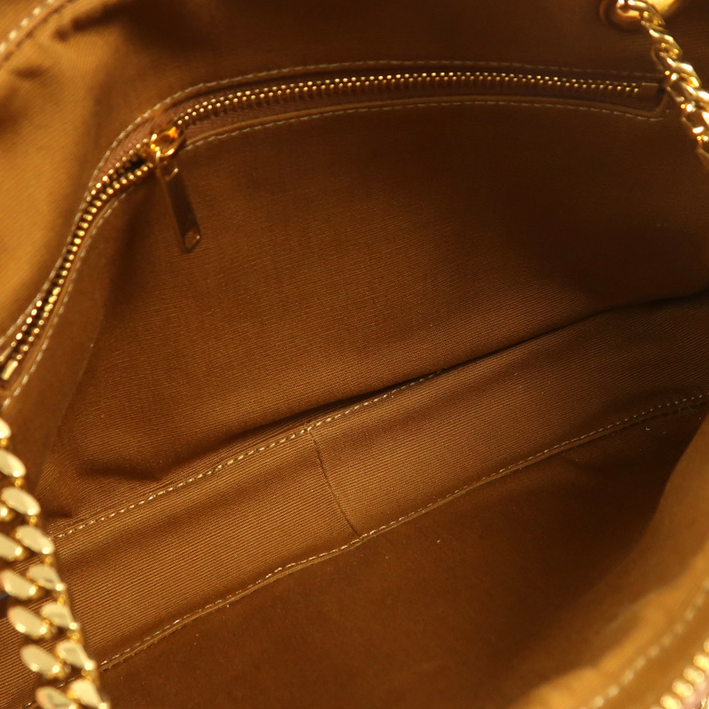 CELINE 塗層帆布Small Patapans金扣鏈帶肩背袋-4