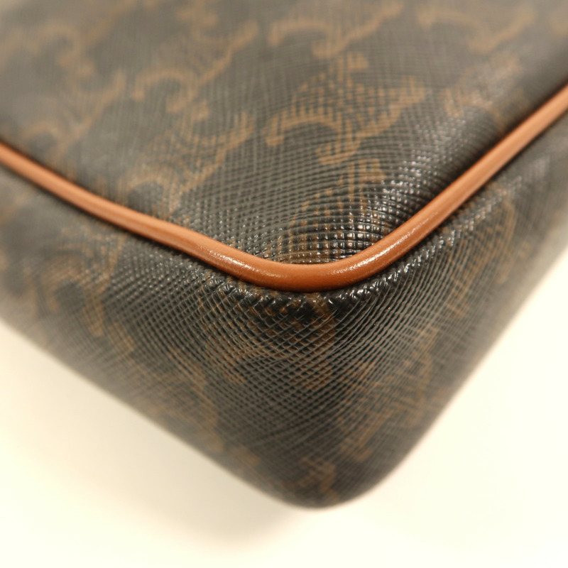 CELINE 塗層帆布Small Patapans金扣鏈帶肩背袋-10