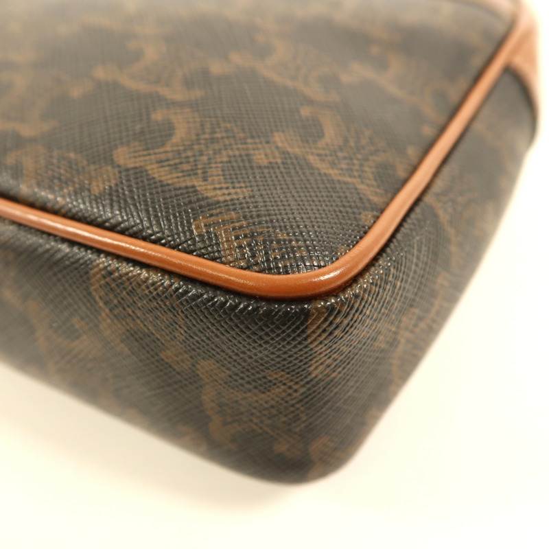 CELINE 塗層帆布Small Patapans金扣鏈帶肩背袋-11