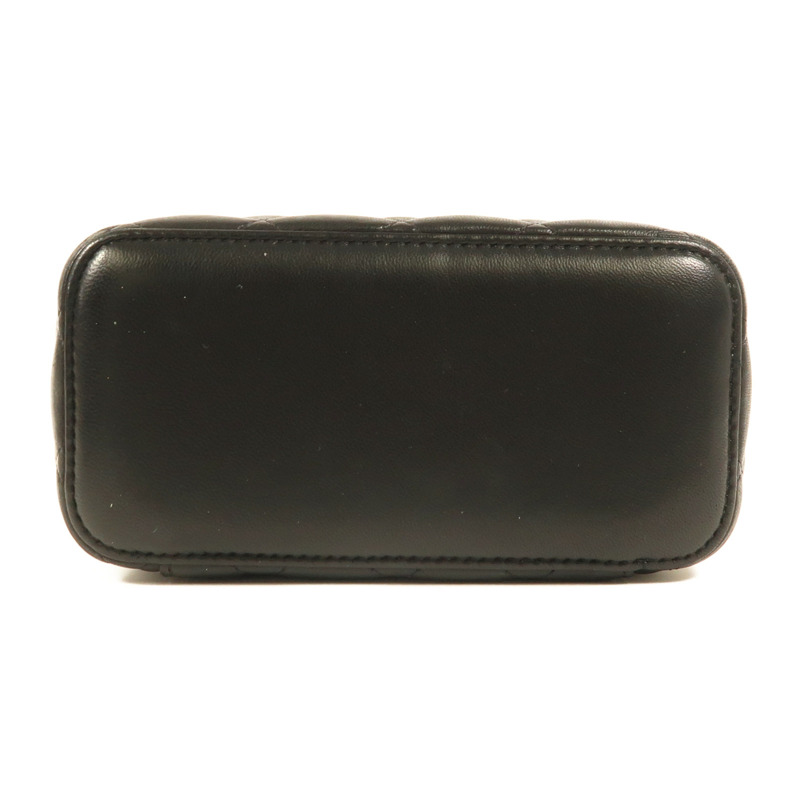 CHANEL 羊皮皮革Vanity Case金扣鏈帶肩背袋-3