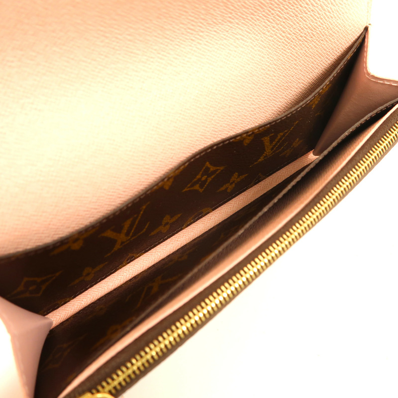 LOUIS VUITTON Monogram Emilie金扣長錢包-4