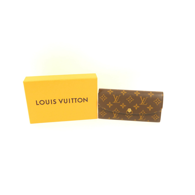 LOUIS VUITTON Monogram Emilie金扣長錢包-6