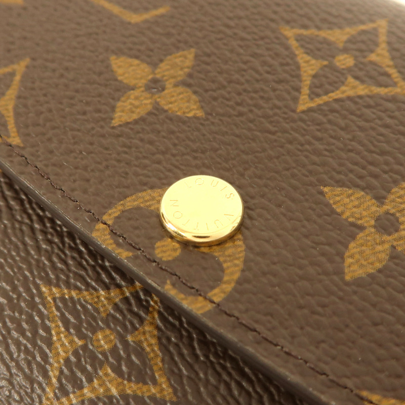 LOUIS VUITTON Monogram Emilie金扣長錢包-7
