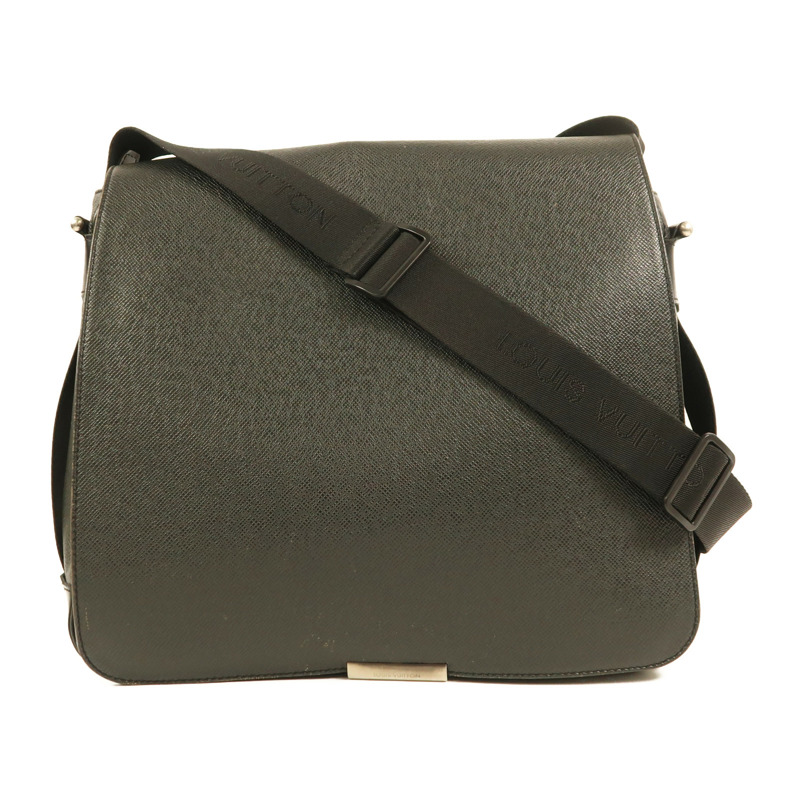 LOUIS VUITTON Taiga Victor銀扣肩背袋-0