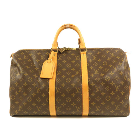 LOUIS VUITTON Monogram Keepall 50金扣手挽袋