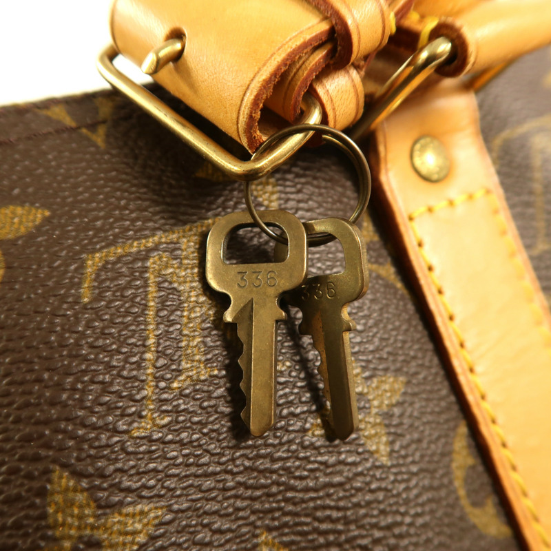 LOUIS VUITTON Monogram Keepall 50金扣手挽袋-14