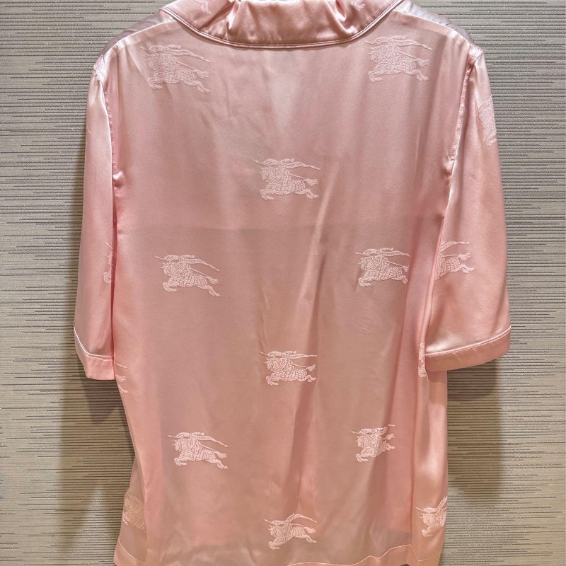 💎Han's house精品服飾💎Burberry 真絲短 襯衫-1