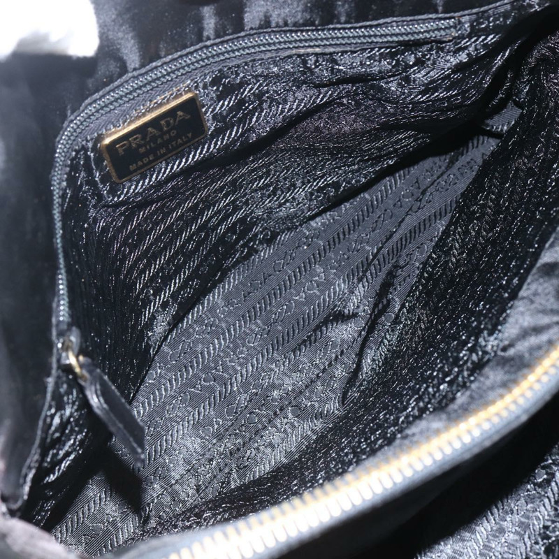 【日本直送】PRADA 尼龍黑色金色鏈條單肩包 正品 156178V-9