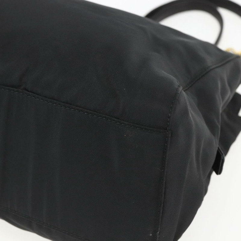 【日本直送】PRADA 尼龍黑色金色鏈條單肩包 正品 156178V-13