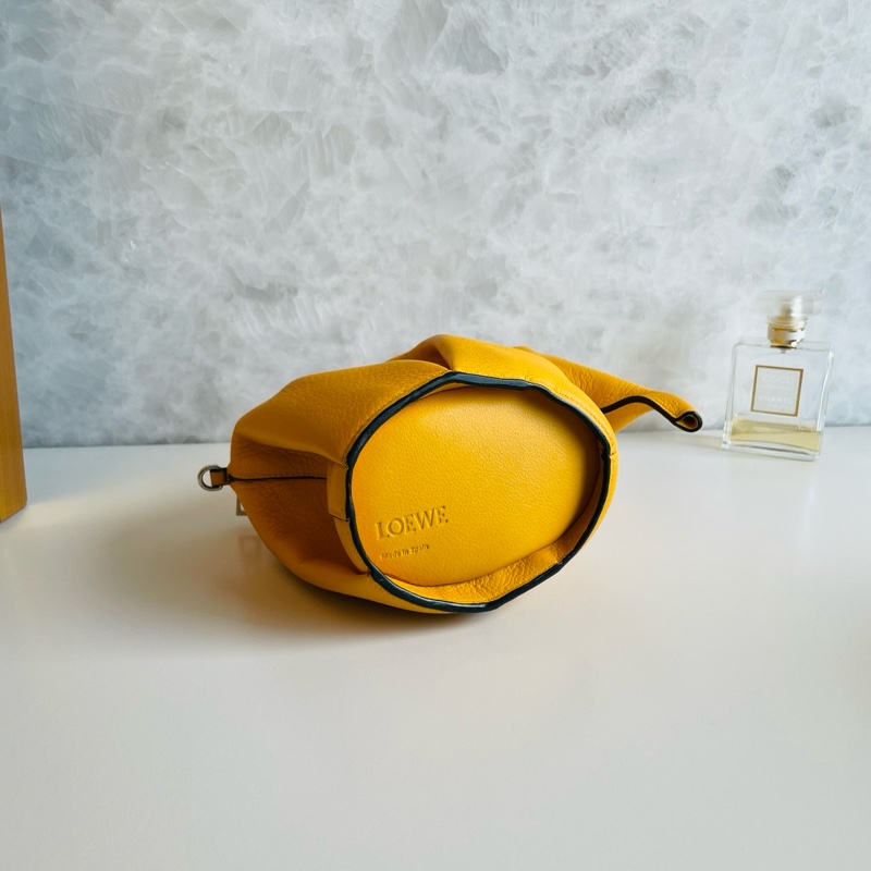 Loewe 羅意威 黃色大象包 /斜背包/9798新美品-5