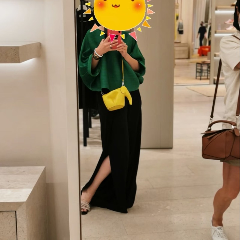 Loewe 羅意威 黃色大象包 /斜背包/9798新美品-6