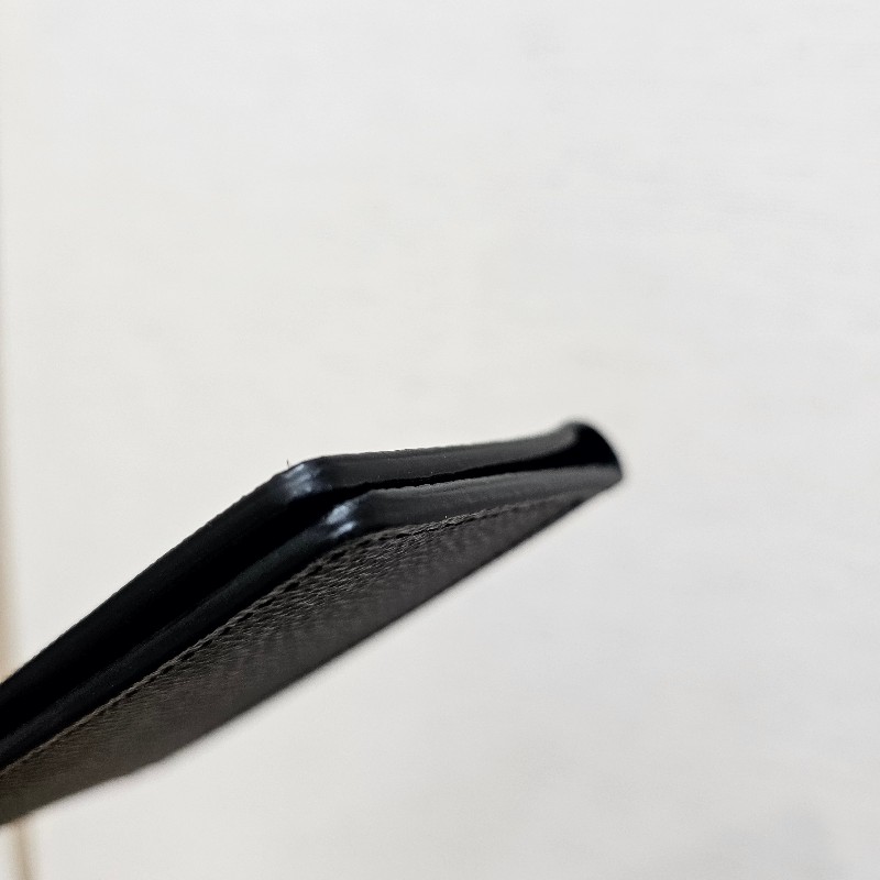 [極新品況❣️] LV黑灰漸層棋盤格對開卡夾-12