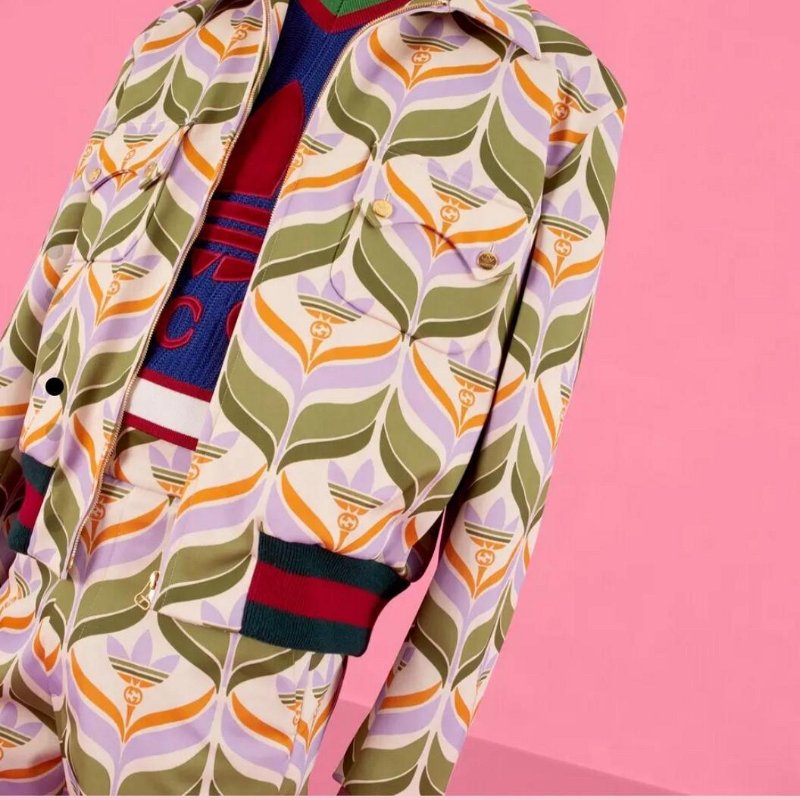 💎Han's house精品服飾💎GUCCI 古馳 聯名 愛迪達 adidas 外套 原價120000-2