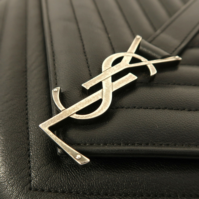 SAINT LAURENT 牛皮皮革Collage Large銀扣手挽肩背兩用袋-9