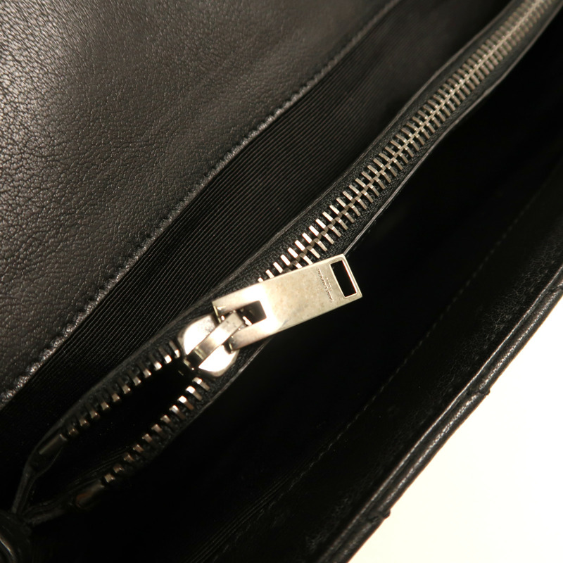 SAINT LAURENT 牛皮皮革Collage Large銀扣手挽肩背兩用袋-13