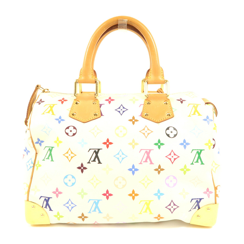 LOUIS VUITTON Monogram Multicolore Speedy 30金扣手挽袋-1