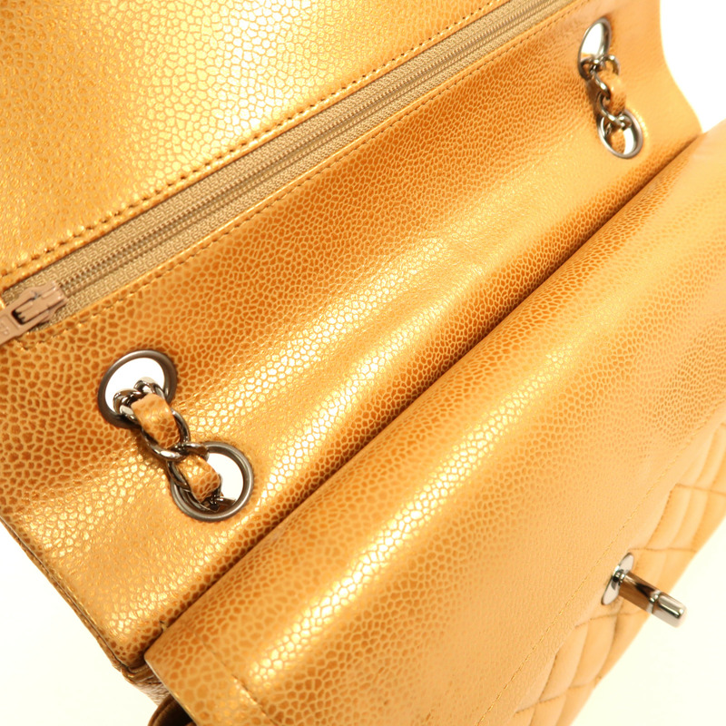 CHANEL 牛皮皮革Classic 25鏈帶肩背袋-10