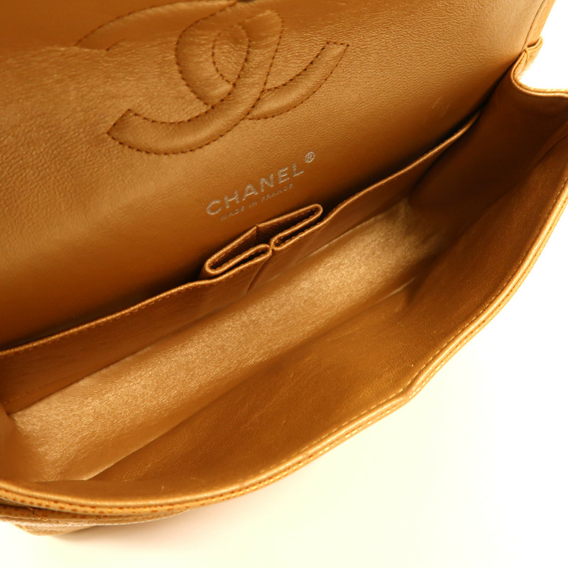 CHANEL 牛皮皮革Classic 25鏈帶肩背袋-11