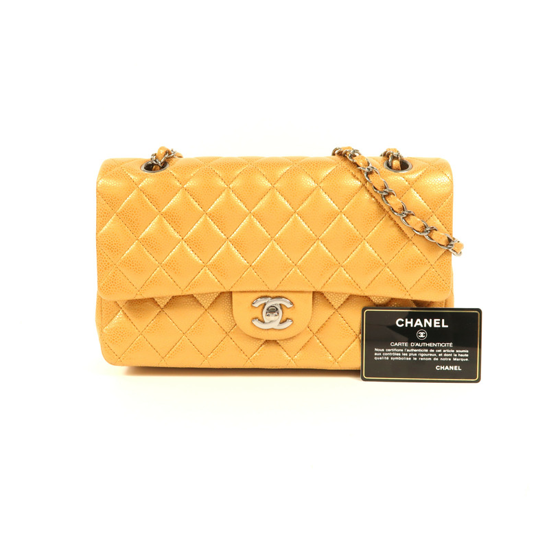 CHANEL 牛皮皮革Classic 25鏈帶肩背袋-16