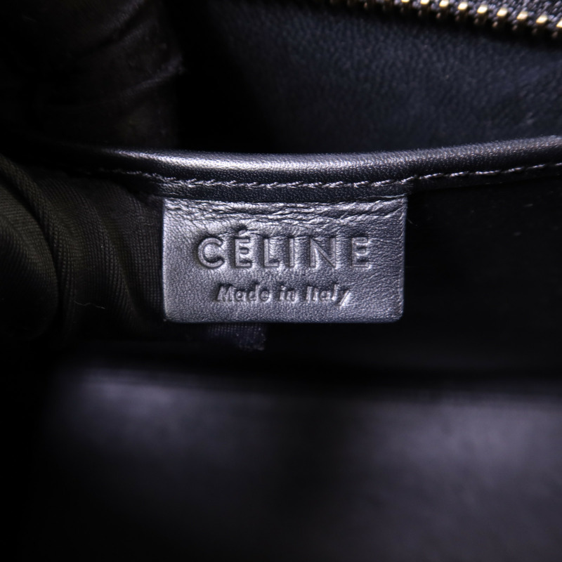 CELINE 牛皮皮革Nano Luggage金扣手挽肩背兩用袋-6