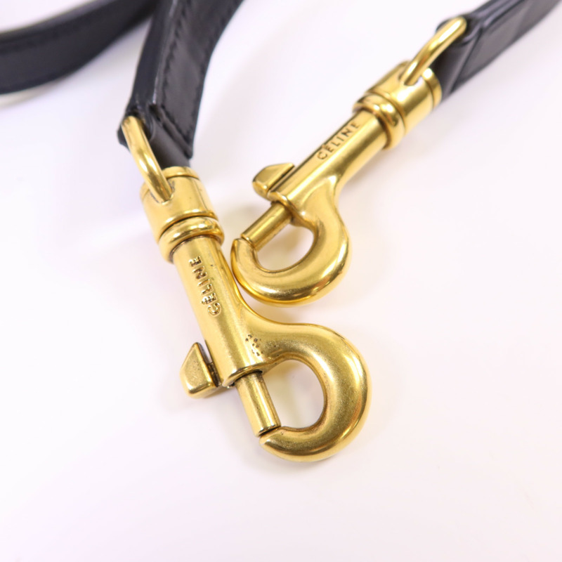 CELINE 牛皮皮革Nano Luggage金扣手挽肩背兩用袋-10