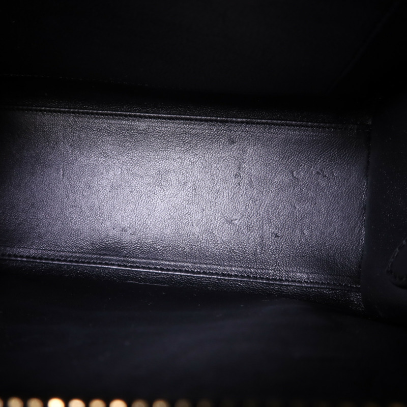 CELINE 牛皮皮革Nano Luggage金扣手挽肩背兩用袋-16