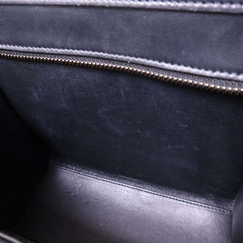 CELINE 牛皮皮革Nano Luggage金扣手挽肩背兩用袋-17