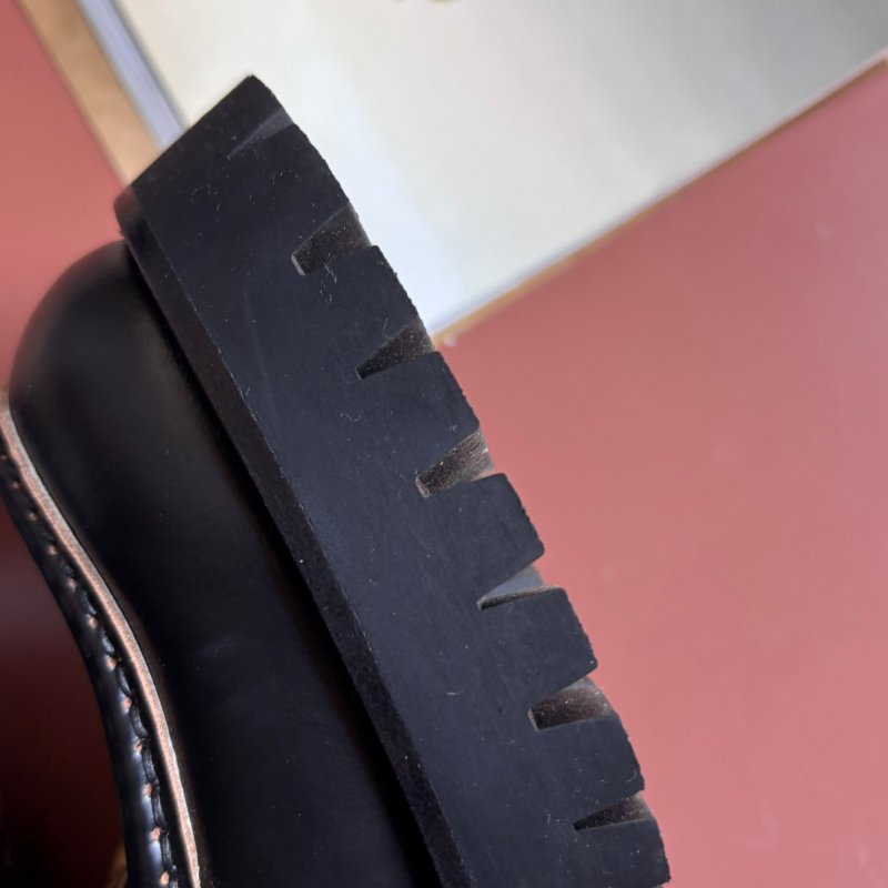 ::GUCCI:: 黑色皮革x金屬馬銜釦樂福鞋 38號-27