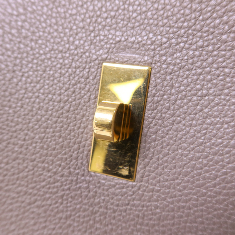 CELINE 牛皮皮革Soft 16金扣肩背袋-9