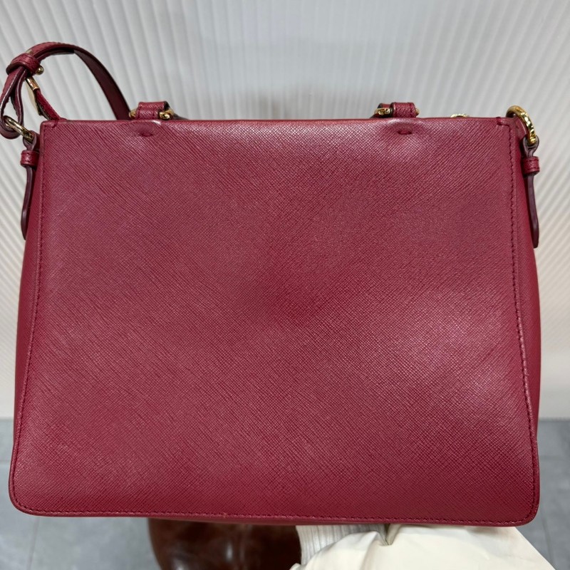 Salvatore Ferragamo Vara 經典小號 紅金配色 Saffiano十字紋牛皮-4