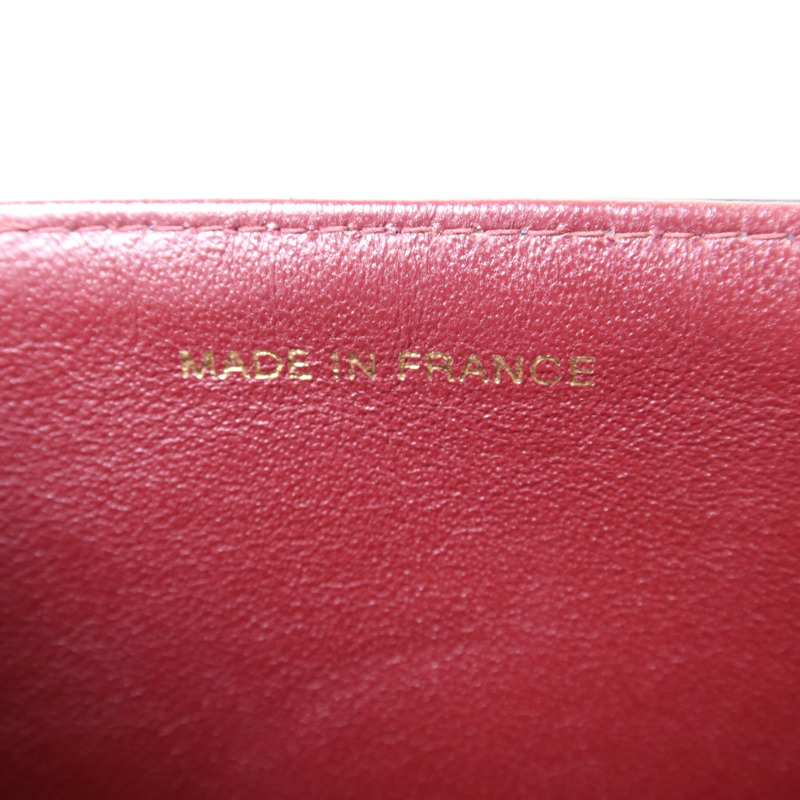 CHANEL 牛皮皮革Vintage Shoulder Bag金扣肩背袋-7