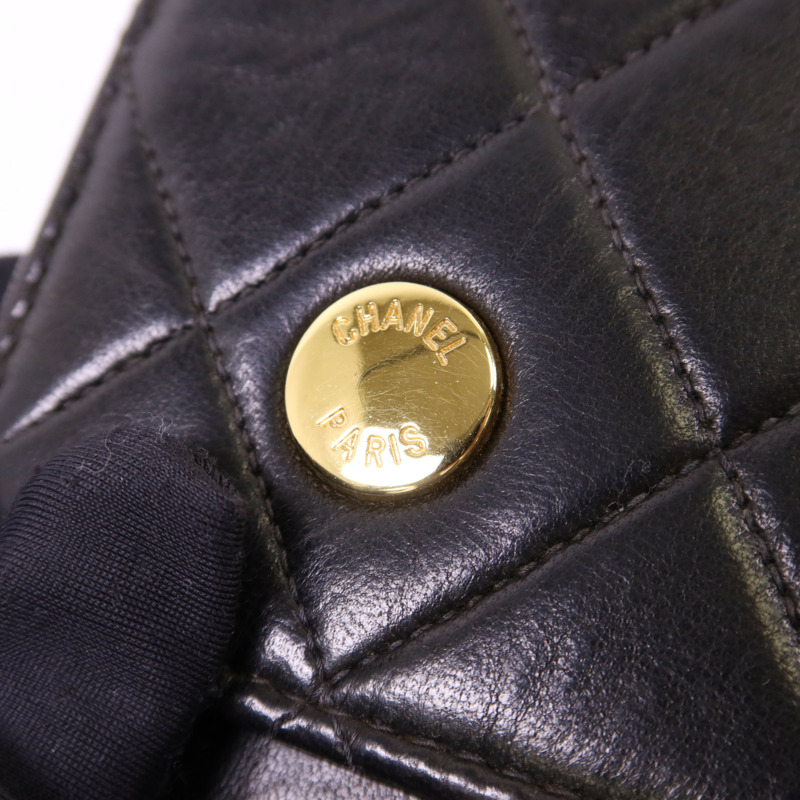 CHANEL 牛皮皮革Vintage Shoulder Bag金扣肩背袋-12