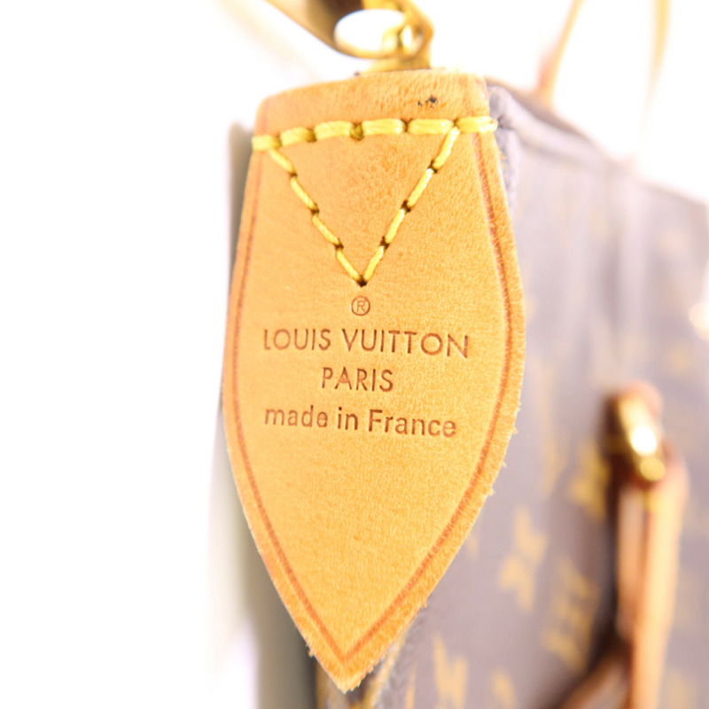 LOUIS VUITTON Monogram Totally MM金扣肩背袋棕色-6