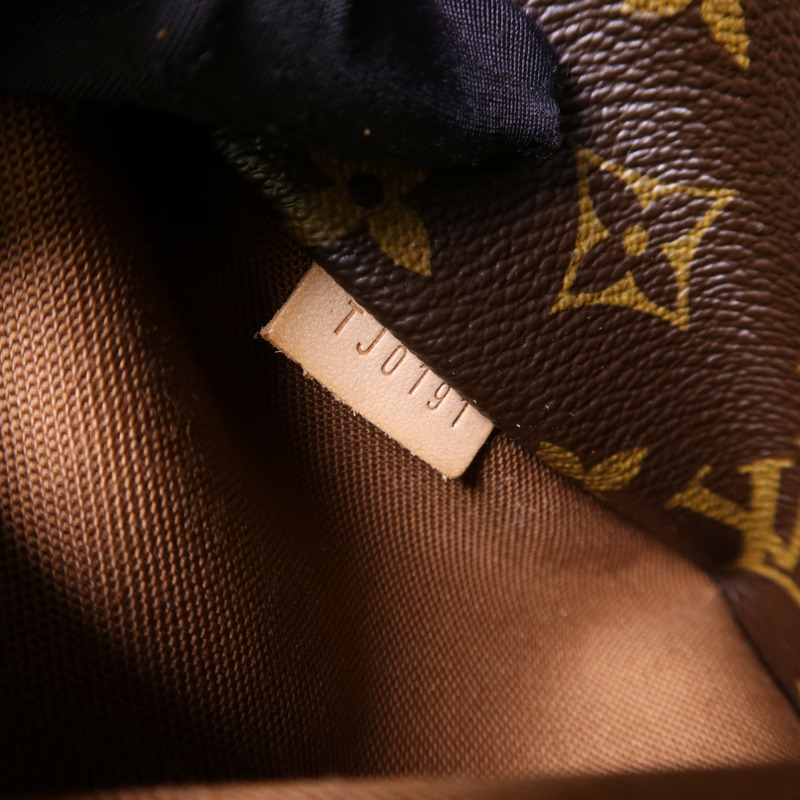 LOUIS VUITTON Monogram Totally MM金扣肩背袋棕色-7