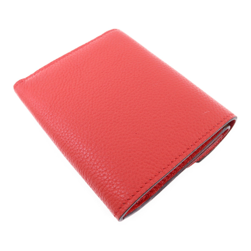 LOUIS VUITTON Monogram Double V Compact Wallet金扣錢包-3