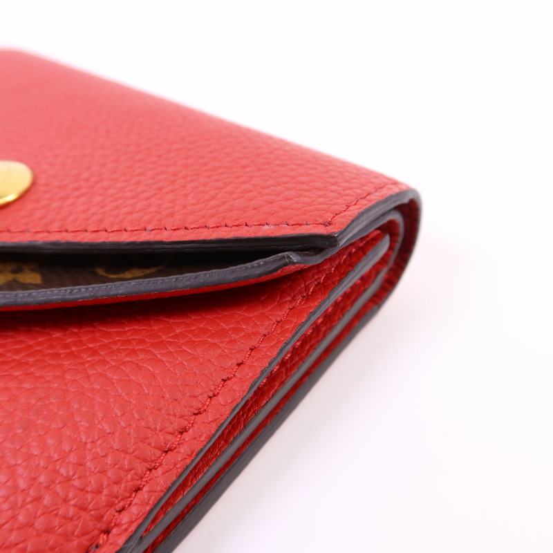 LOUIS VUITTON Monogram Double V Compact Wallet金扣錢包-14