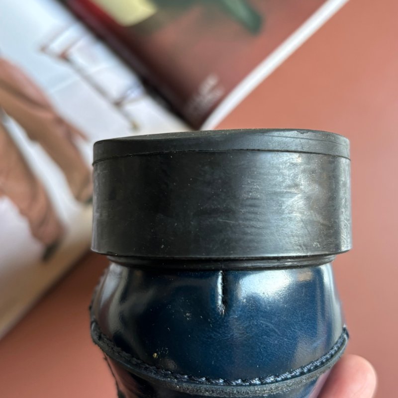 ::TOD'S:: T字鍊飾流蘇牛皮厚底樂福鞋 牛津鞋子 (藍色) 36號-26