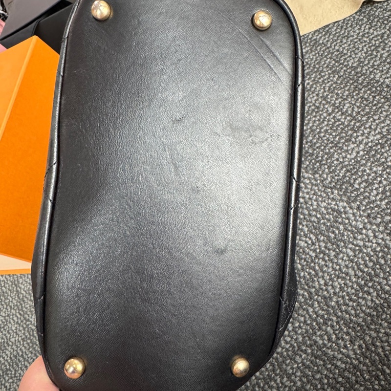 ✨Chanel 黑金羊皮後背包 有保卡🖤-21