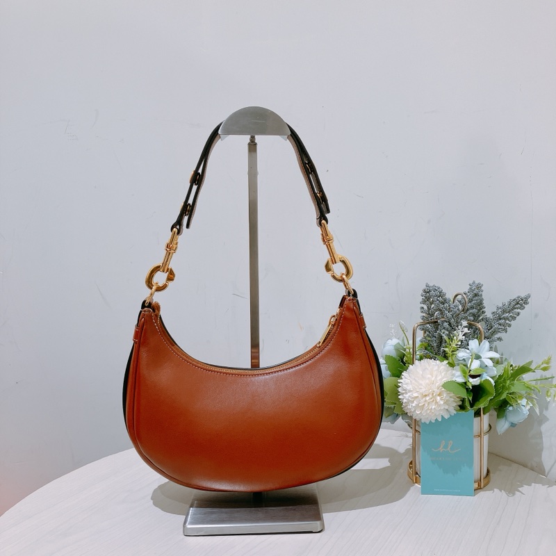 TK1890 Celine 塞琳 半月包 腋下包 棕色 光滑牛皮 Medium Ava Strap Shoulder Bag Brown Calfskin-1