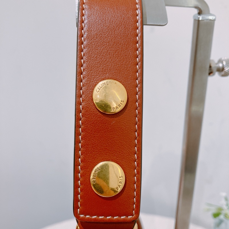 TK1890 Celine 塞琳 半月包 腋下包 棕色 光滑牛皮 Medium Ava Strap Shoulder Bag Brown Calfskin-5