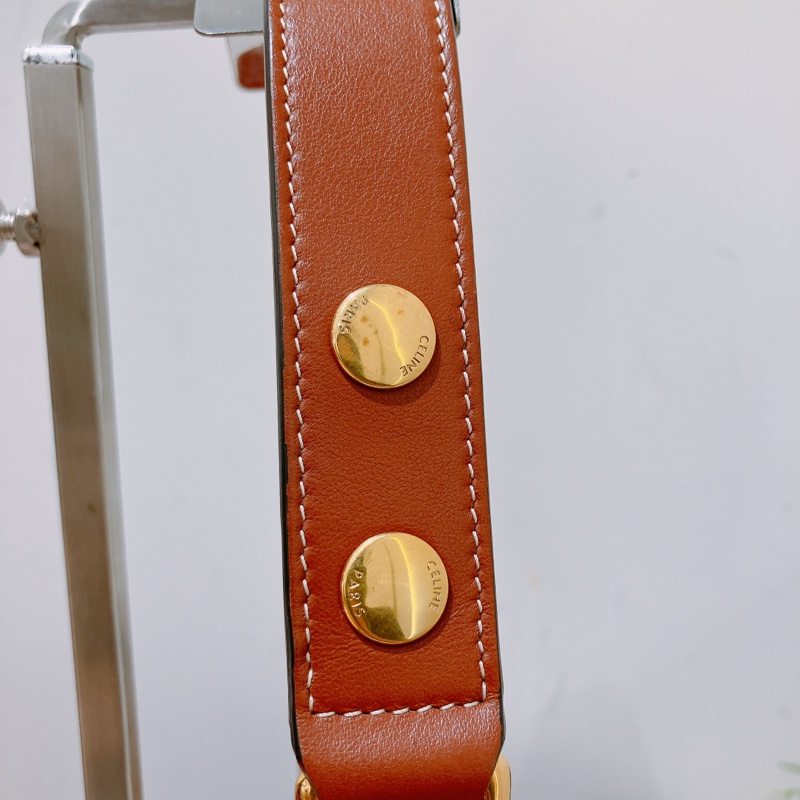 TK1890 Celine 塞琳 半月包 腋下包 棕色 光滑牛皮 Medium Ava Strap Shoulder Bag Brown Calfskin-6