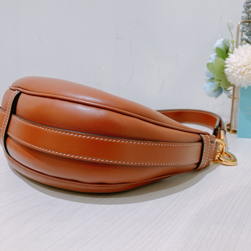 TK1890 Celine 塞琳 半月包 腋下包 棕色 光滑牛皮 Medium Ava Strap Shoulder Bag Brown Calfskin-9