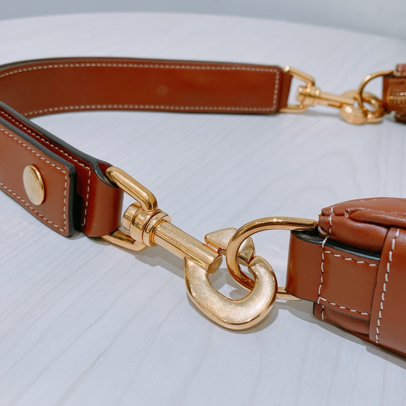 TK1890 Celine 塞琳 半月包 腋下包 棕色 光滑牛皮 Medium Ava Strap Shoulder Bag Brown Calfskin-11